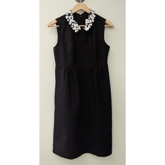 🆕 Kate Spade Bradie Dress Pop of Color Black - Picture 2 of 13